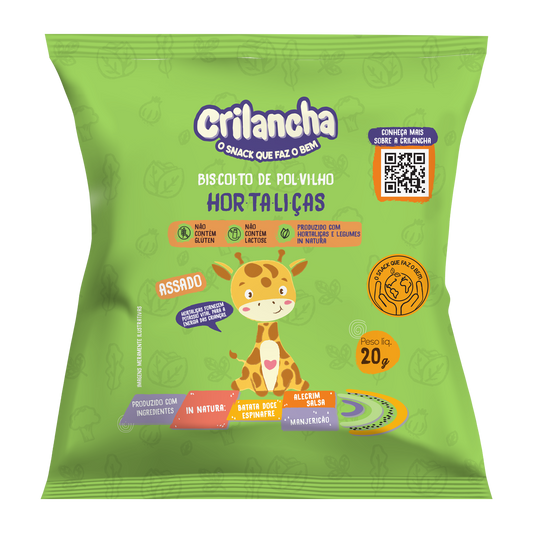 Biscoito de polvilho - Hortaliças 20g
