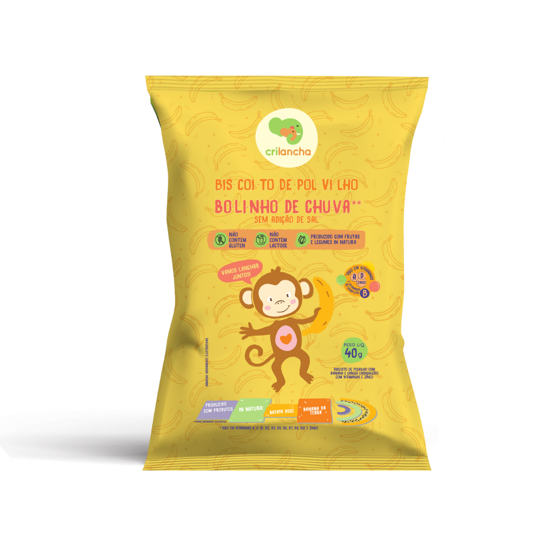 Biscoito de polvilho - Bolinho de chuva 40g