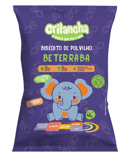 Biscoito de polvilho - Beterraba 40g