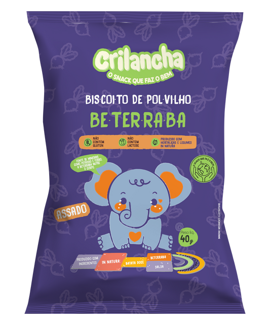 Biscoito de polvilho - Beterraba 40g
